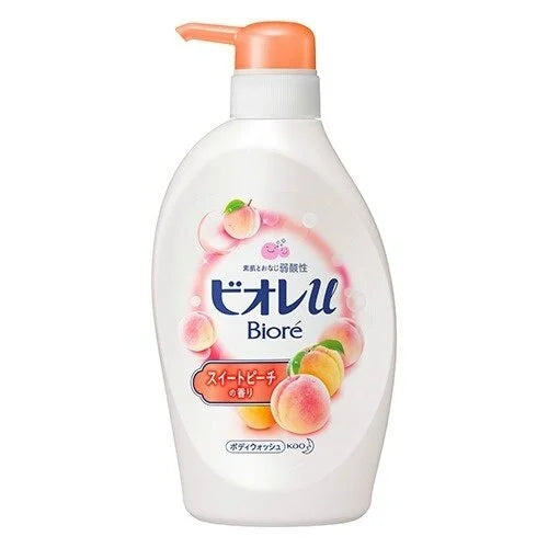 花王蜜桃香弱酸性護膚沐浴露480ml