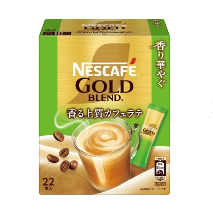 日版雀巢金牌香棒拿鐵咖啡22本入