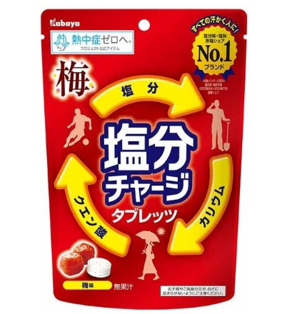 日本Kabaya 卡巴補充鹽份梅味糖 81g