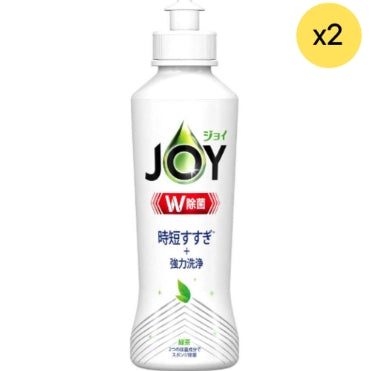JOY - 日本製JOY除菌+強力洗淨洗碗精170ml~綠茶香*2【平行進口】