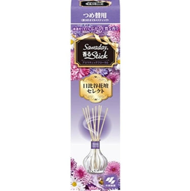 爽花蕾 - Sawaday Stick 香薰擴香組補充裝 - 芳香花香 50ml (紫色)【平行進口】