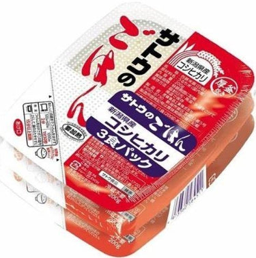 日本佐藤-新潟縣產越光米即食飯600g 【平行進口】有效期202603