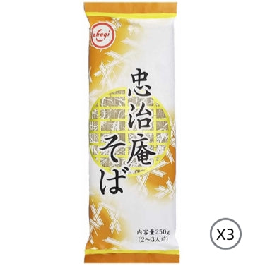 赤城食品 忠治庵蕎麥麵 250g*3【平行進口】EXP2508