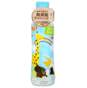 日本製 Pelican 長頸鹿 親子無添加沐浴乳 460ml【平行進口】