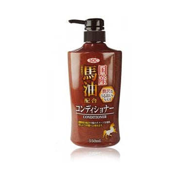 澁谷油脂 - SOC 國産馬油保濕護髮乳 550ml【平行進口】