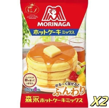 森永 - 日版熱香餅粉 班戟粉 600g (150g x4包) *2【平行進口】新舊包裝隨機發貨