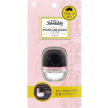 小林製藥-爽花蕾汽車夾香水(玫瑰香)6mL【平行進口】