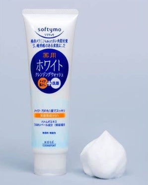 高絲蔻絲魅寶 - KOSE Softymo 美白保濕卸妝洗面奶 潔面190g【平行進口】