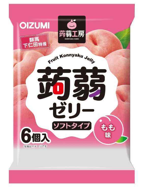 蒟蒻工房蒟蒻-桃味6個入