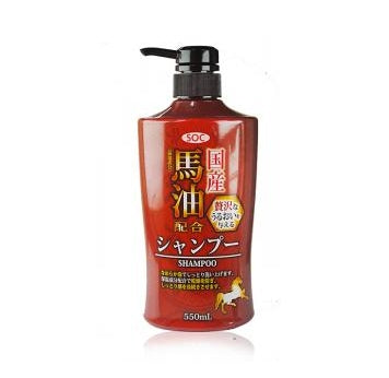 澁谷油脂 - SOC 國産馬油保濕洗髮精 550ml【平行進口】