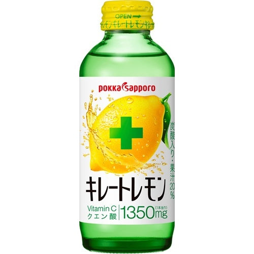 pokka Sapporo 檸檬味炭酸飲料維他命C 瓶155g