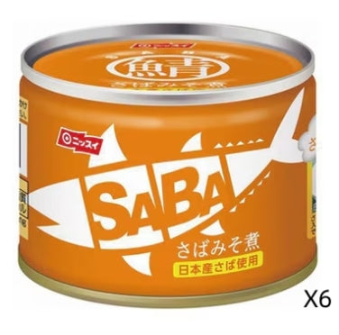 極洋 - SABA 味噌煮鯖魚150g*6【平行進口】