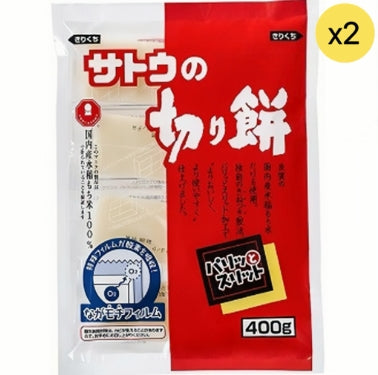佐藤食品工業 - 佐藤生切餅 400g *2【平行進口】