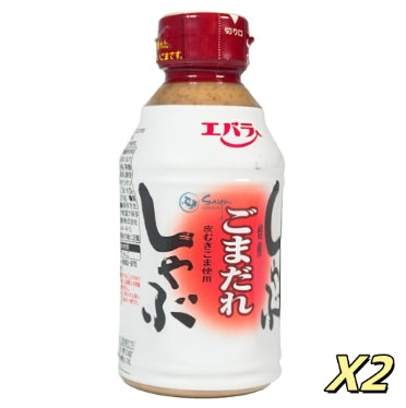 荏原食品 - 日式烘培芝麻醬335g*2【平行進口】沙拉烤肉壽喜燒拌飯調味 有效期20251021