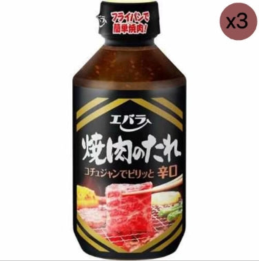 EBARA 燒肉醬汁 辛口 300g *3【平行進口】