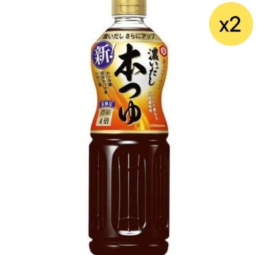 萬字 濃縮本湯底 鰹魚醬油 1000ml *2【平行進口】EXP202510