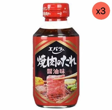 EBARA 燒肉醬汁 醤油味 300g *3【平行進口】