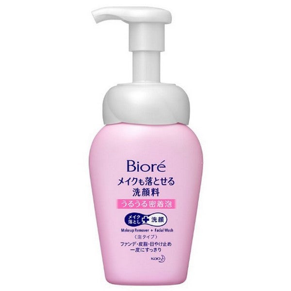 Biore碧柔 净透亮采洗面奶 卸妆洁面二合一 泡沫款 160ml